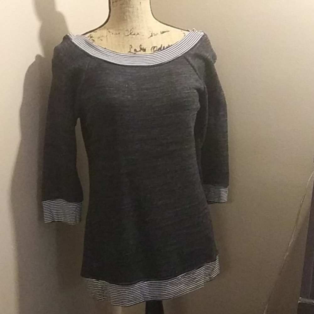Boat neck sweater